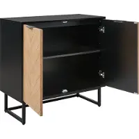 Beliani ALASKA - Sideboard-Zwart-MDF