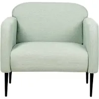 Beliani STOUBY - Fauteuil-Groen-Linnen