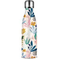 CoolPack Thermos Bidon 500ml - Bloemenprint, RVS, Warm/Koud