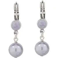 Dolce Luna Oorhangers Pearl paars