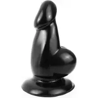 Dinoo Dildo HUNG Sly 19 x 4,5 cm - zwart