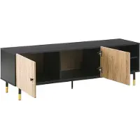 Beliani ABILEN - TV-kast-Zwart-Vezelplaat