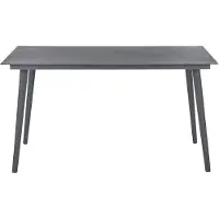 Beliani MILETO - Tuintafel-Grijs-Aluminium