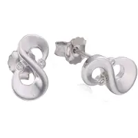 Orphelia Dames 925 Sterling Zilveren Oorbellen - Zilver ZO-5679