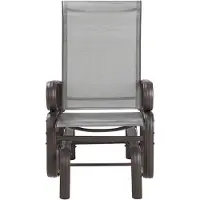 Beliani BORGIO - Tuinstoel-Bruin-Aluminium