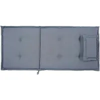 Beliani TOSCANA - Zitkussen-Blauw-Polyester
