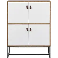 Beliani NUEVA - Sideboard-Lichte houtkleur-MDF
