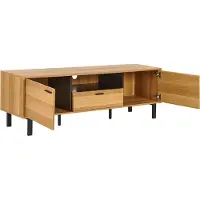 Beliani CLAREMONT - TV-kast-Lichte houtkleur-MDF