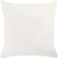 Beliani Decoratieve kussens, Sierkussen bladmotief oranje / zwart 45 x 45 cm Set van 2 SPIREA (45 x 45 cm)