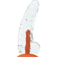 Dinoo - Primal Desires Extra Grote Dildo Met Zuignap Bronto - Transparant