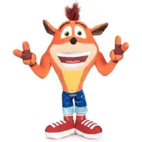 Crash Bandicoot Happy Pluche Knuffel 20 cm {Speelgoed knuffeldier knuffelpop voor kinderen jongens meisjes | Plush Toy}