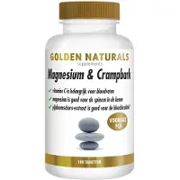 Golden naturals 2x Magnesium & Crampbark 180 Tabletten
