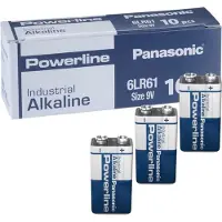 Panasonic Powerline Industrial 9V Alkaline 120 stuks