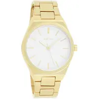 Oozoo Timepieces Horloge Goud/Wit | C10527