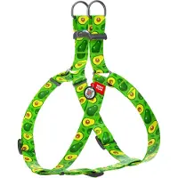 Waudog Advacado Harnas / Hondentuigje - Nylon - Groen - Gratis QR Tag - Breedte: 20 mm - Borstomtrek: 50 - 80 cm (GELIEVE ALVORENS BESTELLEN OPMETEN)