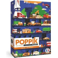 Poppik Puzzel - Voertuigen - 280 stukjes - vanaf 7 jaar - 462 x 326 mm - educatief