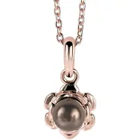 Orphelia Pendant + Chain Rose Synt Pearl ZH-6021/1
