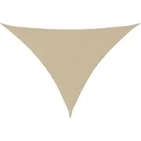 vidaXL Zonnescherm driehoekig 4,5x4,5x4,5 m oxford stof beige