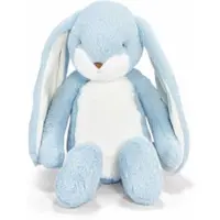 Bunnies By The Bay Floppy Nibble Konijn - Knuffeldier - Knuffel voor kinderen - Geborduurde details - 44 cm - Blauw