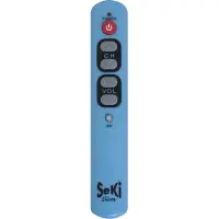Seki Universele afstandsbediening- Slim- Werkt alleen op infrarood-Licht Blauw