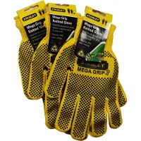 Stanley Tuinhandschoen - Werkhandschoen - Mega Grip - Maat L - 3 stuks