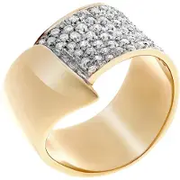 Orphelia RD-3283/58 - Ring - geelgoudkleurige 18 Karaat - Diamant 0.52 ct