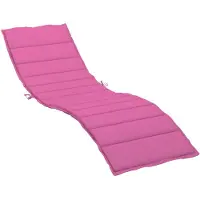 vidaXL Ligbedkussen oxford stof roze
