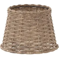 vidaXL Lampenkap Ø25x17 cm wicker bruin