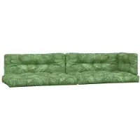 vidaXL Palletkussens 5 st bladpatroon stof