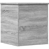 vidaXL Opbergbox 40x42x46 cm bewerkt hout grijs sonoma eikenkleurig