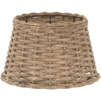 vidaXL Lampenkap Ø38x23 cm wicker bruin