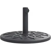 vidaXL Parasolvoet voor stok van Ø38 / 48 mm 12 kg rond