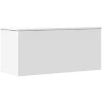 vidaXL Opbergbox 100x42x46 cm bewerkt hout wit
