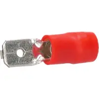 Cimco geïsoleerde vlaksteker 2,8x0,8mm voor 0,5-1mm² - rood per 100 stuks (180286)