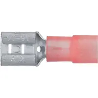 Cimco geïsoleerde vlakstekerhuls 2,8x0,8mm voor 0,5-1mm² - rood per 100 stuks (180252)