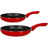 Secret De Gourmet Koekenpannen set 2x stuks Milano - Alle warmte bronnen - dia 24/28 cm - Anti-aanbaklaag - Koekenpannen
