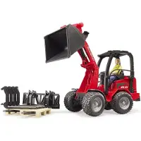 BRUDER 2191 Shovel met Voorlader en Accessoires