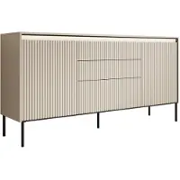 Meubella Dressoir Timoteo - Beige - 166 cm