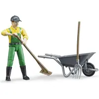 BRUDER 62610 Boer met Accessoires