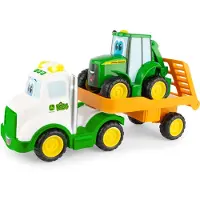 Tomy John Deere Speelgoed transportset met vrachtauto en tractor