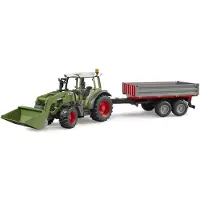 BRUDER Fendt Vario 211 With Shovel And Trailer Zilver Kinderen