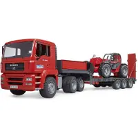 BRUDER MAN TGA vrachtwagen met Manitou MLT 633