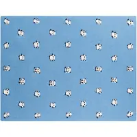 Beliani TALOKAN - Plaid-Blauw-Katoen