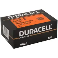 Duracell MN27 A27 LR27A 12 Volt Premium Alkaline batterij voor afstandsbedieningen