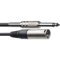 Stagg SAC6PXM DL audiokabel XLR male - jack male mono 6 meter
