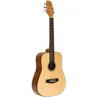 Stagg Spruce Travel : (3/4e) western reisgitaar met sparren bovenblad