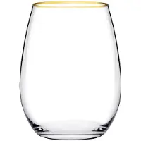 Pasabahce longdrinkglazen - drinkglas - waterglas - golden touch amber 570ml - 6 stuks