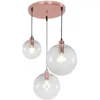 Toolight App038-3Cp Lassi Set Hanglamp Roze 30X30X30Cm