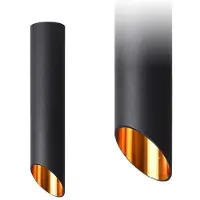 Toolight Moderne Plafondlamp Zwart Goud 30 Cm APP572-1C