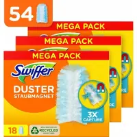Swiffer 3x Swiffer Duster Trap & Lock Navulling 18 Stuks